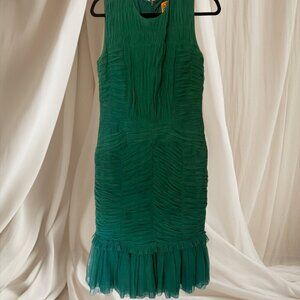 Tory Burch Emerald Green "Ethel" Dress